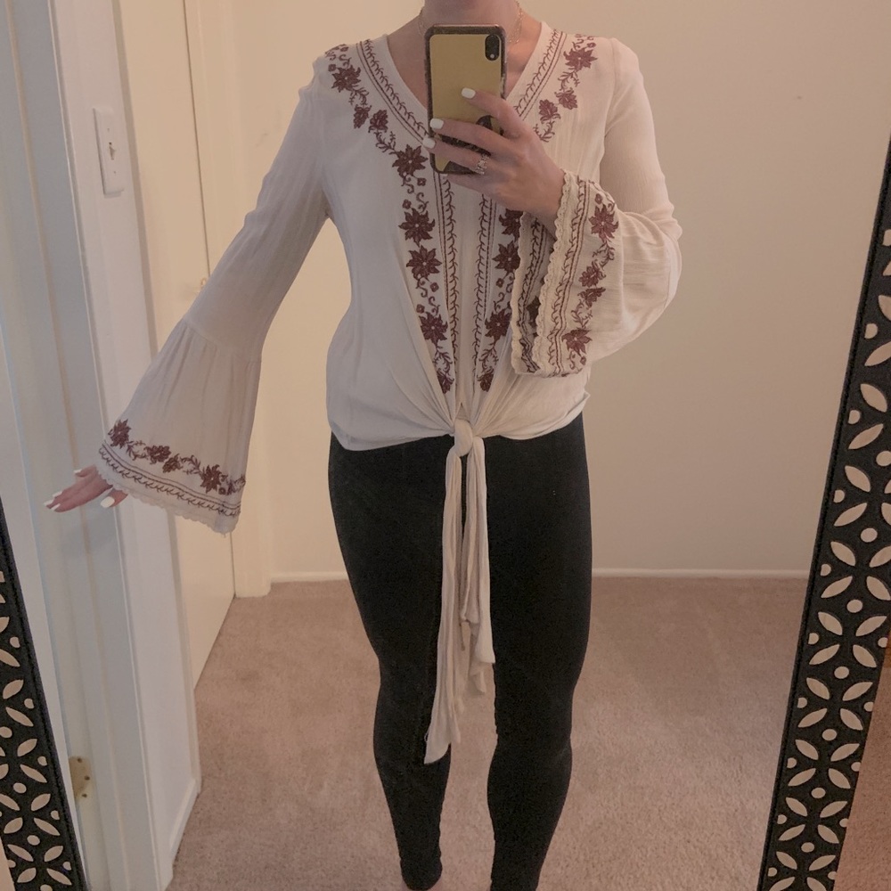 Bell Sleeve Blouse